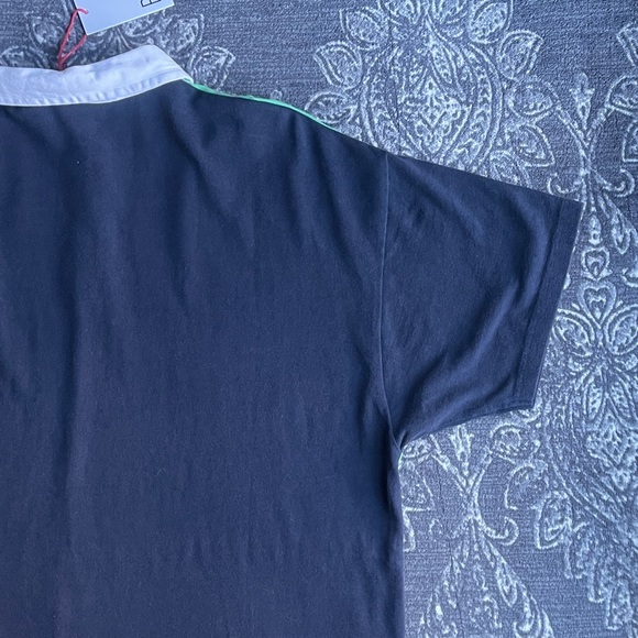 BDG Urban Outfitters Crest Spliced Oversize Polo Shirt Size Medium - Picture 9 of 9